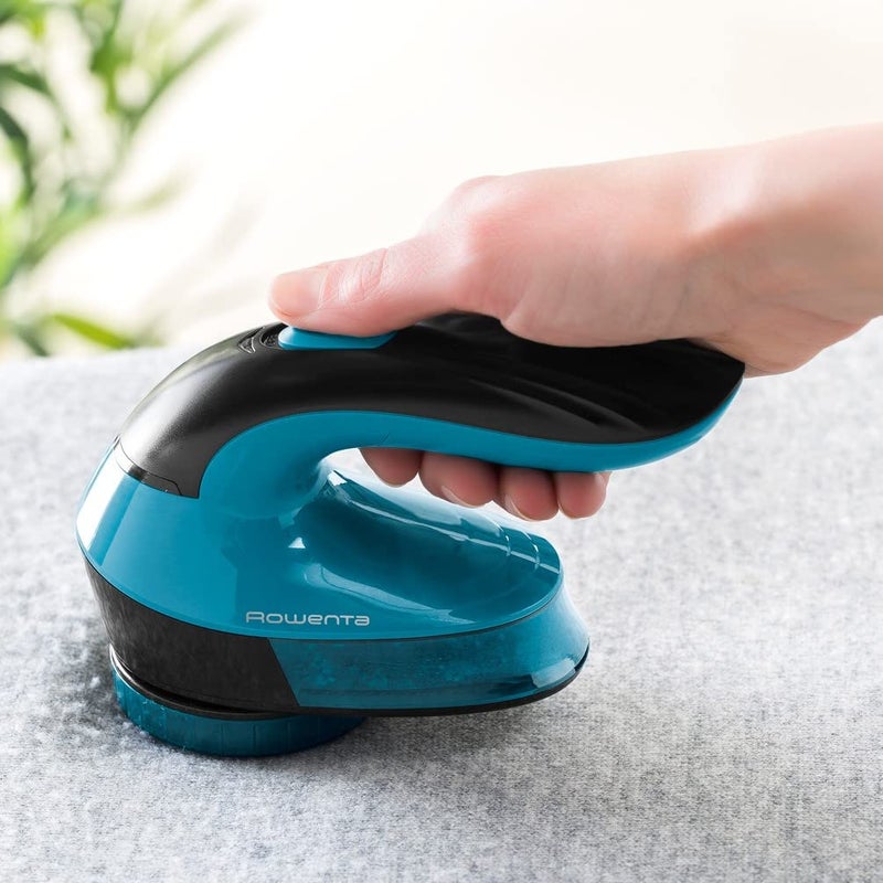 Rowenta JA1011 Portable Lint Remover Shaver with Adjustable Shave Height, Fabric Defuzzer, Blue - Image 2